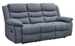 Sorrento Dark Grey Fabric 3+2 Seater Recliner Sofa Set - thumbnail 3