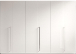 Modern Treviso White Italian 6 Door Wardrobe