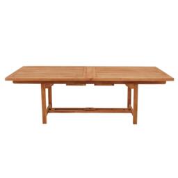 Arrow Teak Extending Dining Table - 240-300cm - thumbnail 2
