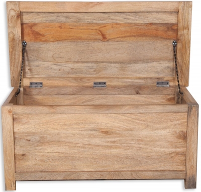 Bombay Mango Wood Blanket Box