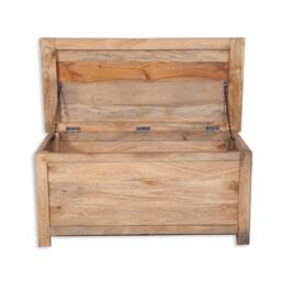 Odisha Blanket Box - Solid Mango Wood - thumbnail 2