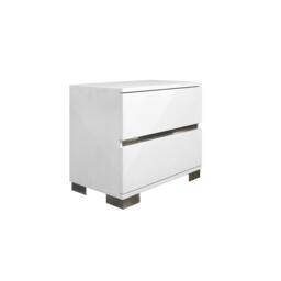 Dream Bedside Cabinet - 2 Drawer - White - thumbnail 4