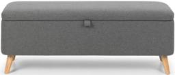 Astrid Grey Fabric Blanket Box