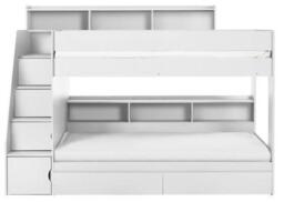 Camelot White Staircase Bunk Bed