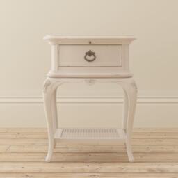 Ivory Bedside Table - 1 Drawer - thumbnail 5
