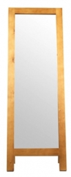 Churchill Waxed Pine Rectangular Cheval Standing Mirror - 53cm x 147cm