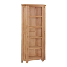 Appleby Corner Bookcase - Oak - thumbnail 2