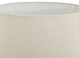 Hill Interiors Amalfi Grey Table Lamp with Linen Shade - thumbnail 3