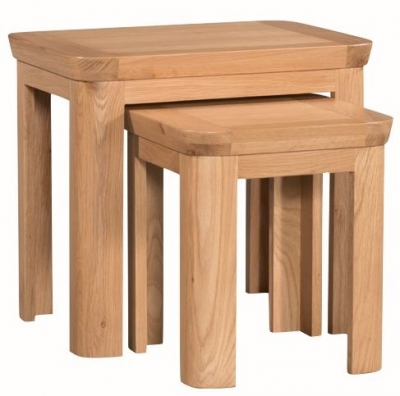 Treviso Oak Nest of Tables