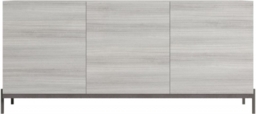 Mia Grey 185cm Large Buffet Sideboard - 3 Door