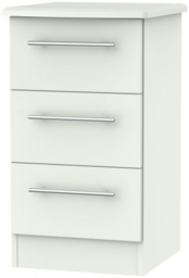 Sherwood Porcelain 3 Drawer Beside Cabinet
