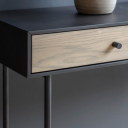Carbury Industrial 2 Drawer 110cm Console Table - thumbnail 2