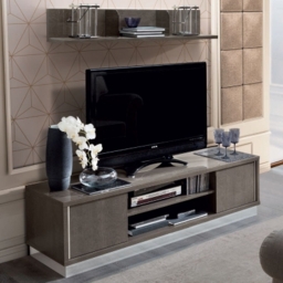 Camel Platinum Day Silver Birch Italian TV Cabinet