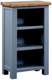 Lundy Neptune Blue Painted Bookcase