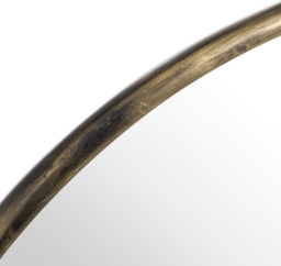 Antique Brass Round Wall Mirror - 120cm x 120cm - thumbnail 2