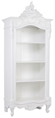 French White Carved Bookcase - image 1