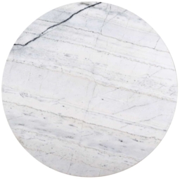 Clearance - Lexington White Carrara Marble Round Coffee Table - B77 - thumbnail 2