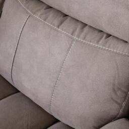 Hilbert Brown Fabric 2 Seater Recliner Sofa - thumbnail 5