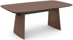 Trento Walnut 8 Seater Dining Table - thumbnail 1