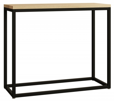 Stockholm Natural and Oak Small Console Table - image 1
