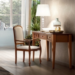 Camel Giotto Walnut Italian Drawer Dressing Table by Choice