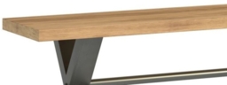 Fusion Oak 180cm Bench - thumbnail 2