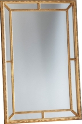 Sinatra Gold Rectangular Mirror - 121cm x 80cm - thumbnail 1