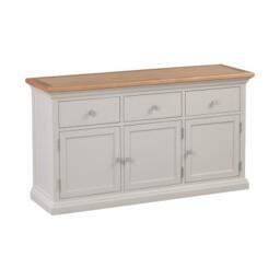 Homestyle GB Cotswold Oak and Painted Large Sideboard