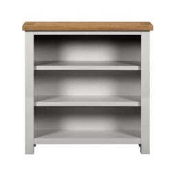 Lundy Bookcase - Low - Grey Painted - thumbnail 2