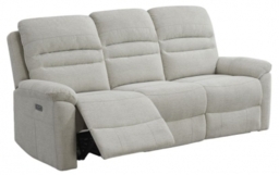 Belford Beige Fabric 3+1+1 Recliner Sofa Suite