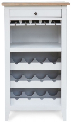 Signature Grey Painted Wine Rack - image 1