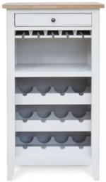 Signature Grey Painted Wine Rack - thumbnail 1