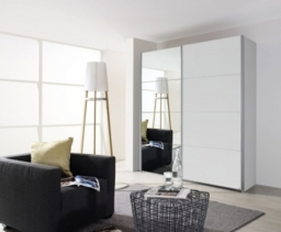 Rauch Quadra 181cm White 2 Door Mirror Sliding Wardrobe