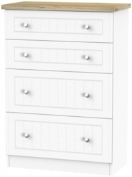 Vienna Porcelain 4 Drawer Deep Chest