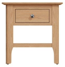 Appleby Oak 1 Drawer Lamp Table