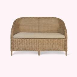 Brayford Outdoor Bench Natural Rattan - thumbnail 2