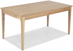 Wadsworth Waxed Oak Dining Table, 160cm Seats 6 Diners Rectangular Top