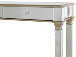 Apollo Champagne Gold Mirrored Console Table - thumbnail 2