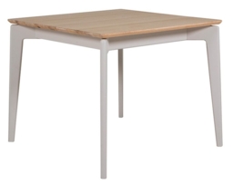 Vida Living Marlow Cashmere Oak Dining Table, 90cm Seats 2 Diners Square Top - thumbnail 2