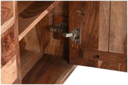 Sheesham Wood 3 Door Display Cabinet - thumbnail 4