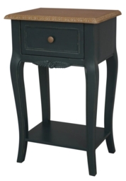 Sienna Emerald Green 1 Drawer Side Table - thumbnail 2