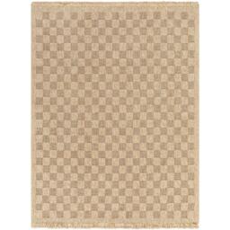 Mirage Rug - Jute Look Checkered - MGE2310 - Brown - Sizes Available - thumbnail 1