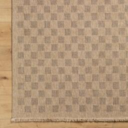 Mirage Rug - Jute Look Checkered - MGE2310 - Brown - Sizes Available - thumbnail 4