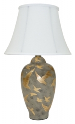 Mindy Brownes Ashford Charcoal Grey Ceramic Table Lamp