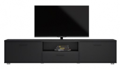 Kiama Black Large Storage TV Unit - image 1