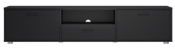Kiama Black Large Storage TV Unit - thumbnail 3