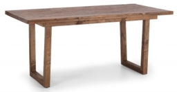 Woburn Brown Dining Table - 6 Seater - thumbnail 1