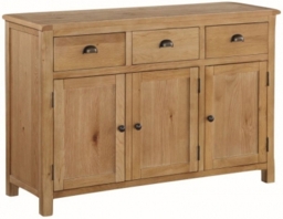 Kilmore Oak 120cm Medium 3 Door Sideboard