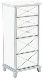 Mayfair Mirrored 5 Drawer Chest - Tallboy - thumbnail 3