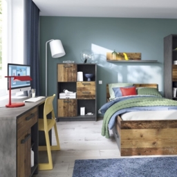 Bay Rustic Low Bookcase - thumbnail 3